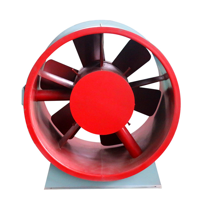 消防排煙風機包括底座和主殼體。